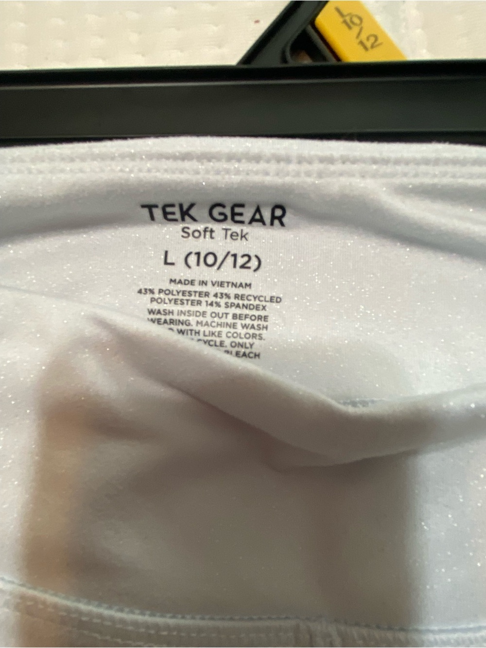 tek gear White Soft Tek Performance Polo